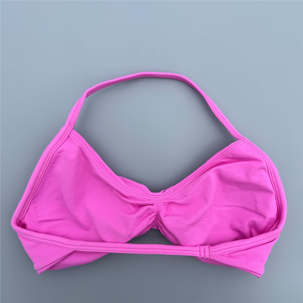 Strappy Bra Gym Top Women High - Plunge Bra Push Up ulasan dan harga