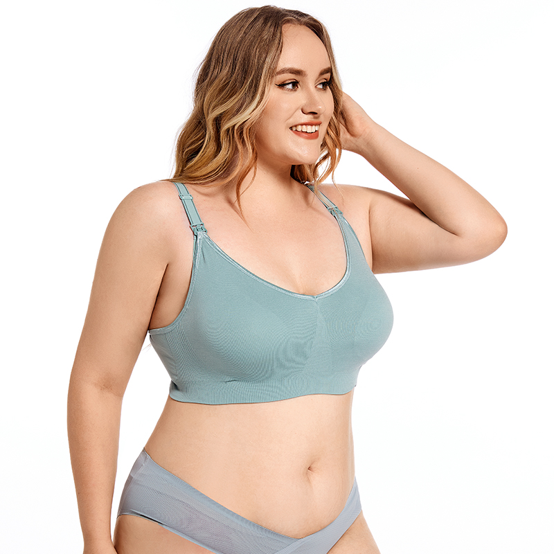 Plus Size Wireless Maternity B - Nursing Bra Clip ulasan dan harga