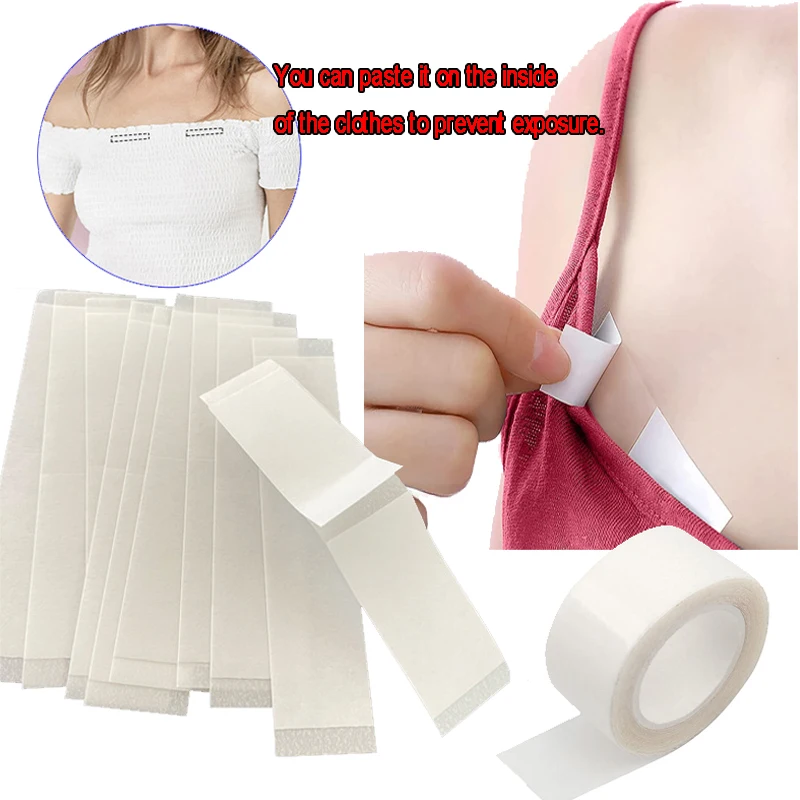 20pcs Double-sided Secret Body - Strapless Bra Adhesive ulasan dan harga